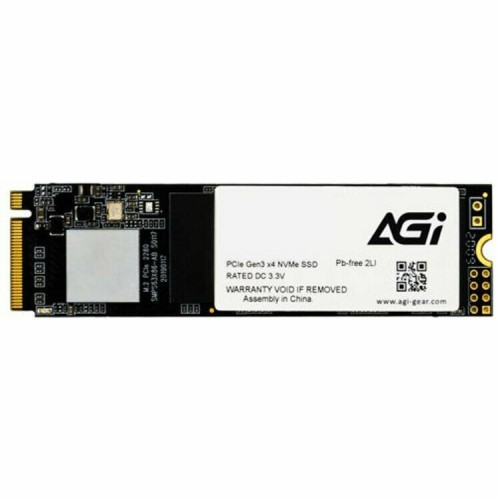 Твердотельный накопитель M.2 2280 1TB AGI AI198 Client SSD PCIe Gen3x4 with NVMe, 2000/1690, IOPS 214/243K, MTBF 1.6M, 3D NAND TLC, 400TBW, 0,37DWPD, RTL (610347) {100}